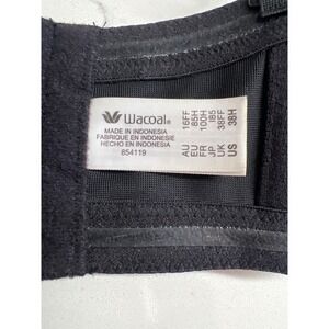 Wacoal Black Red Carpet Strapless Underwire Bra Adjustable Straps Size‎ 38H